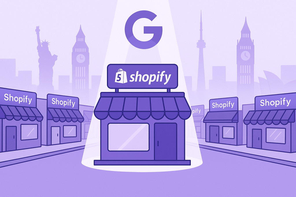 Shopify Store gets spotted by Google search engine 