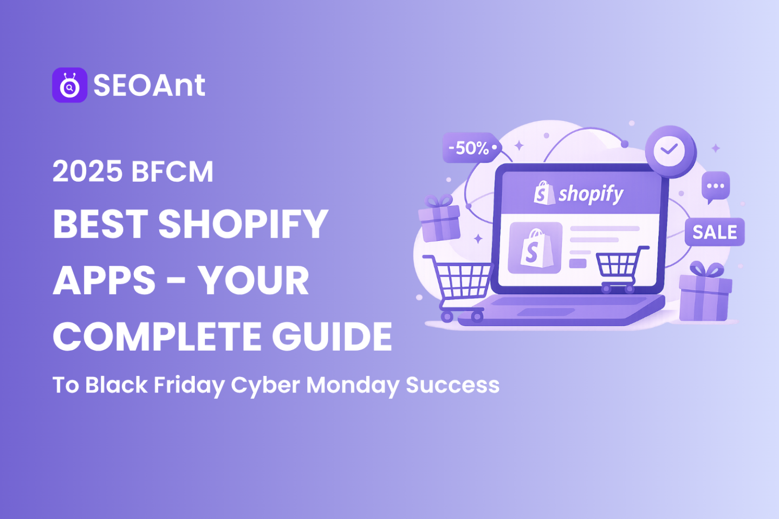 Alt Text: 2025 BFCM Best Shopify Apps Hero Banner