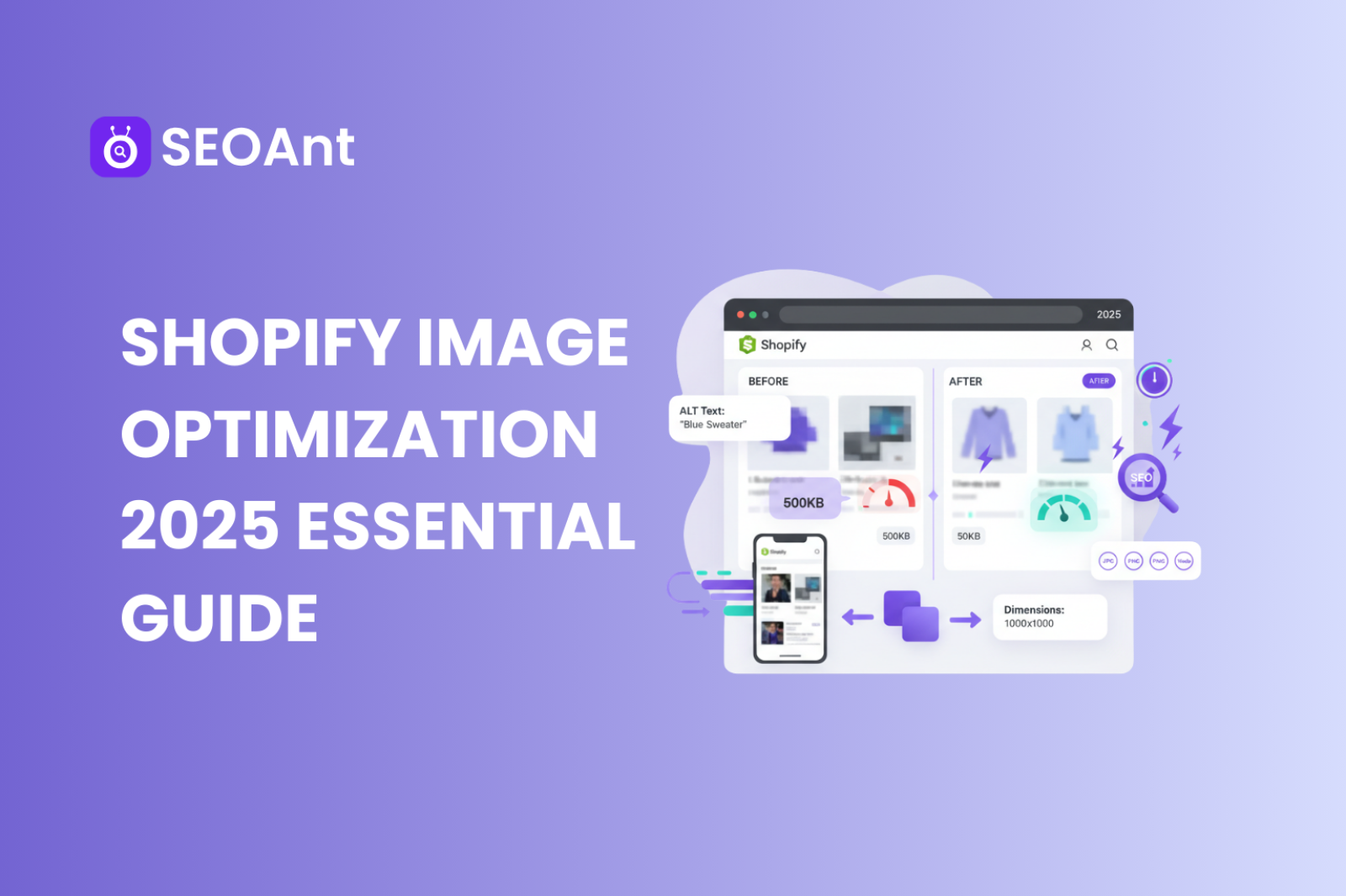 Shopify Image optimization visual demostration